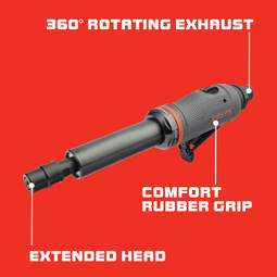 Proto 1/4" Straight Extended insulated Die Grinder 0.3HP Motor