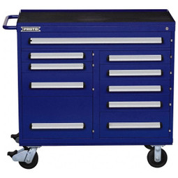 Proto 560S 45" Workstation- 10 Drawer- Gloss Blue