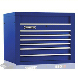 Proto 550S 34" Top Chest - 6 Drawer, Gloss Blue