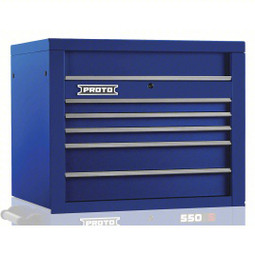 Proto 550S 34" Top Chest - 5 Drawer, Gloss Blue