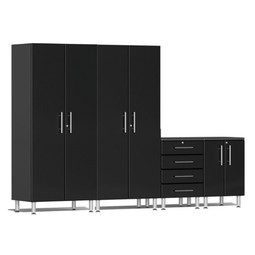 Ulti-MATE Garage 2.0 Series Black Metallic 4-Piece Set