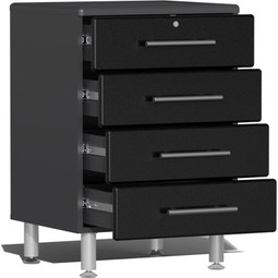 Ulti-MATE Garage 2.0 Series Black Metallic 4-Piece Set
