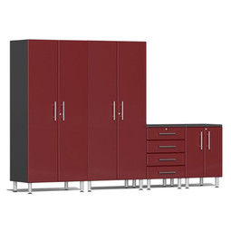 Ulti-MATE Garage 2.0 Series Red Metallic 4-Piece Set Ulti-MATE Garage 2.0 Series Red Metallic 4-Piece Set
