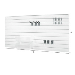Proslat PROCORE Slatwall Organizer Bundle - White