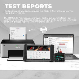 Topdon BTMobile ProS - 12V Battey & System Tester Compatible w/Phoenix Line