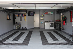 SafeRacks Garage Floor Tiles (48-Pack) - Black