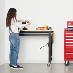 SafeRacks Premium Mobile Workbench - Workshop Edition