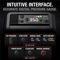 NOCO AX65-2000A Jump Starter Plus 22A Air Inflator