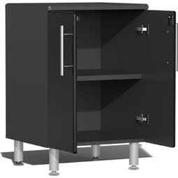 Ulti-MATE Garage 2.0 Series Black Metallic 7 Piece Kit with Bamboo Top