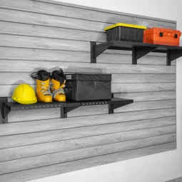 Proslat Stealth 48 in. Heavy Duty Metal Shelves (2-Pack)