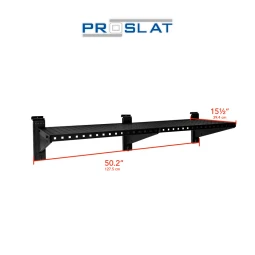 Proslat Stealth 48 in. Shelf with Clothing Pole
