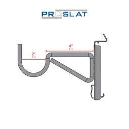 Proslat Stealth Super Duty Bike Hook (2-Pack)