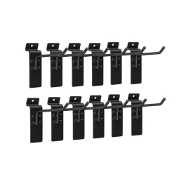 Proslat Stealth 4 in. Single Hook (12-Pack)