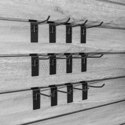 Proslat Stealth 4 in. Single Hook (12-Pack)