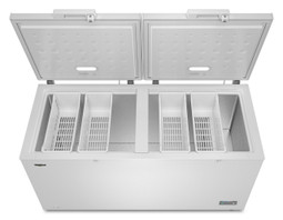 Whirlpool 19 cu. ft. Convertible Freezer-to-Fridge Chest Freezer with 4 Storage