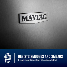 Maytag 30-Inch Wide Top-Freezer Refrigerator with Garage Mode-19 Cu. Ft. Stainless