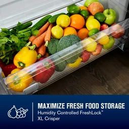 Maytag 30-Inch Wide Top-Freezer Refrigerator with Garage Mode-19 Cu. Ft. Stainless