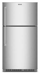Maytag 33-Inch Wide Top-Freezer Refrigerator with Garage Mode and Ice Maker-21 Cu. Ft. Stainless
