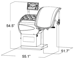 CEMB ER72TD AutoAdaptive 3D Wheel Balancer