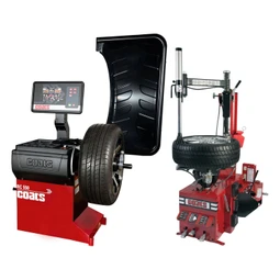 Coats RC-55 Rim Clamp Tire Changer + Coats RC-550 3D Wheel Balancer Combo