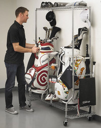 SafeRacks Deluxe Golf Equipment Organizer