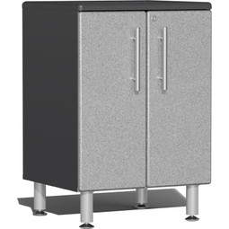 Ulti-MATE Garage 2.0 Series Silver Metallic 2-Door Base Cabinet Ulti-MATE Garage 2.0 Series Silver Metallic 2-Door Base Cabinet