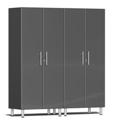 Ulti-MATE Garage 2.0 Series Grey Metallic 2-Pc Tall Cabinet Kit
