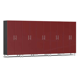 Ulti-MATE Garage 2.0 Series Red Metallic 5-Pc Tall Cabinet Kit Ulti-MATE Garage 2.0 Series Red Metallic 5-Pc Tall Cabinet Kit