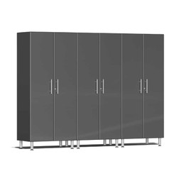 Ulti-MATE Garage 2.0 Series Grey Metallic 3-Pc Tall Cabinet Kit Ulti-MATE Garage 2.0 Series Grey Metallic 3-Pc Tall Cabinet Kit