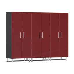 Ulti-MATE Garage 2.0 Series Red Metallic 3-Pc Tall Cabinet Kit