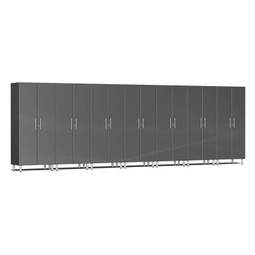 Ulti-MATE Garage 2.0 Series Grey Metallic 7-Pc Tall Cabinet Kit Ulti-MATE Garage 2.0 Series Grey Metallic 7-Pc Tall Cabinet Kit