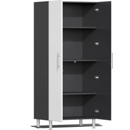 Ulti-MATE Garage 2.0 Series White Metallic 7-Pc Tall Cabinet Kit Ulti-MATE Garage 2.0 Series White Metallic 7-Pc Tall Cabinet Kit
