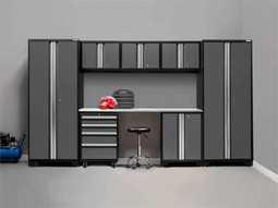 NewAge Bold 3.0 Grey 8 Piece Set w/Stainless Steel Worktop NewAge Bold 3.0 Grey 8 Piece Set w/Stainless Steel Worktop