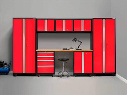 NewAge Bold 3.0 Red 8 Piece Set w/Bamboo Worktop