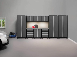 NewAge Bold 3.0 Grey 10 Piece Set w/Stainless Steel Worktop & LED Lights NewAge Bold 3.0 Grey 10 Piece Set w/Stainless Steel Worktop & LED Lights