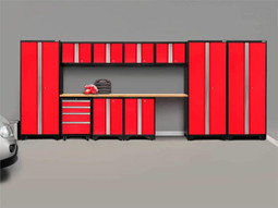 NewAge Bold 3.0 Red 12 Piece Set with Bamboo Worktop NewAge Bold 3.0 Red 12 Piece Set with Bamboo Worktop