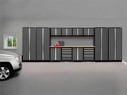 NewAge Bold 3.0 Grey 14 Piece Set with Bamboo Worktop NewAge Bold 3.0 Grey 14 Piece Set with Bamboo Worktop