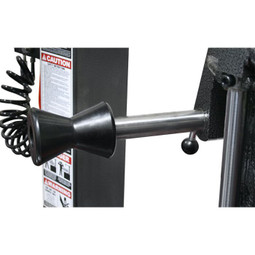 Ranger R76ATR Tilt-Back Tire Changer with Assist Tower - Yellow/Gray