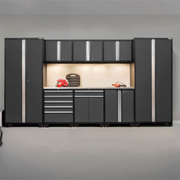 NewAge Pro Series 3.0 Grey 9 Piece Set w/Stainless Steel Top