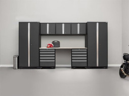 NewAge Pro Series 3.0 Grey 8 Piece Set w/Stainless Steel Worktop