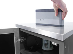 NewAge Aluminum Slate 45-Degree Corner Cabinet (Set of 2) NewAge Aluminum Slate 45-Degree Corner Cabinet (Set of 2)