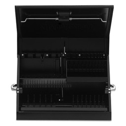 Montezuma 23" x 14" Portable Steel Toolbox - Black Montezuma 23" x 14" Portable Steel Toolbox - Black