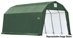ShelterLogic ShelterCoat 12 x 24 x 9 ft. Garage Barn Green Cover