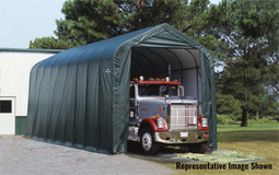 ShelterLogic ShelterCoat 15 x 20 x 12 ft. Garage Peak Green Cover