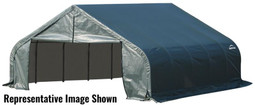 ShelterLogic ShelterCoat 18 x 28 x 11 ft. Garage Peak Green Cover