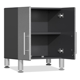 Ulti-MATE Garage 2.0 Series Silver Metallic 2-Door All-Purpose Base Cabinet Ulti-MATE Garage 2.0 Series Silver Metallic 2-Door All-Purpose Base Cabinet