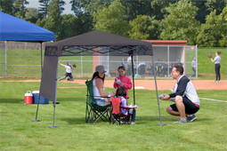 Quick Shade Go Hybrid 6 x 6 ft. Slant Leg Canopy - Charcoal