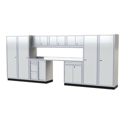 Moduline PRO II Series Garage Cabinet Combination 16 Foot Wide #PGC016-02X Moduline PRO II Series Garage Cabinet Combination 16 Foot Wide #PGC016-02X