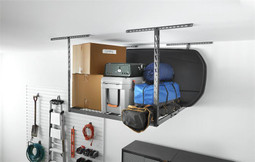 Gladiator Overhead GearLoft Storage Rack 4' X 4' - Hammered Granite Gladiator Overhead GearLoft Storage Rack 4' X 4' - Hammered Granite