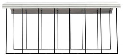 Arrow RV Carport, 14 x 33 x 14 - Eggshell
